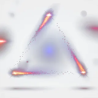 炫彩背景素材三角形炫光矢量