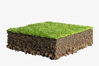 绿色草地创意元素免抠