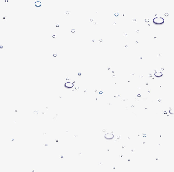 效果水珠滴落白底图免抠
