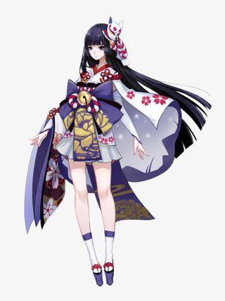 阴阳师 雪女免抠