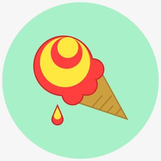 甜点食品冰淇淋夏天甜夏天免抠