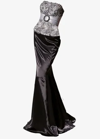 黑色晚礼服免抠