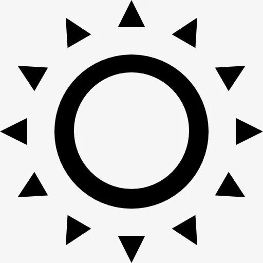 阳光灿烂的日子图标免抠