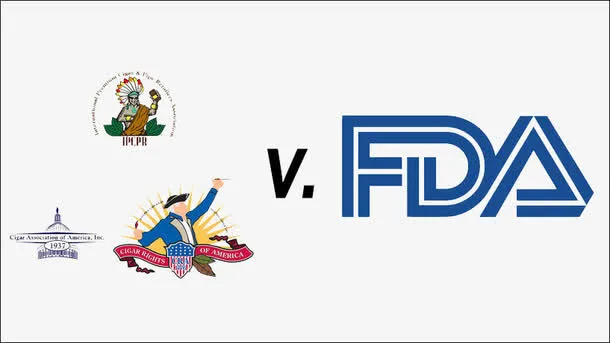 蓝色清新手绘创意FDA认证标志免抠
