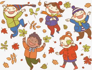 儿童矢量素材免抠