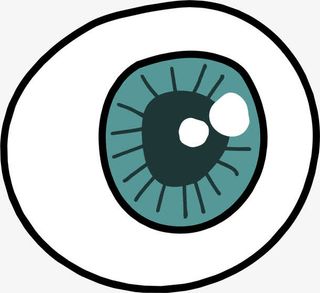 简约眼珠眼球免抠