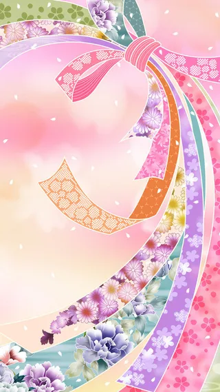 结婚喜庆中国风蝴蝶结H5背景高清