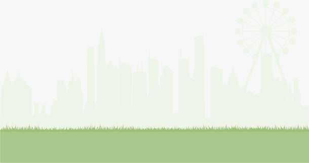 绿色扁平游乐场背景