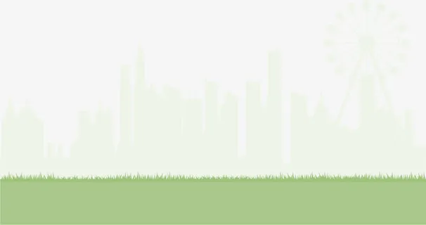 绿色扁平游乐场背景