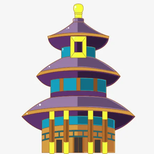 卡通天坛素材免抠