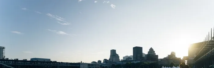 都市繁华简约天空蓝色背景高清