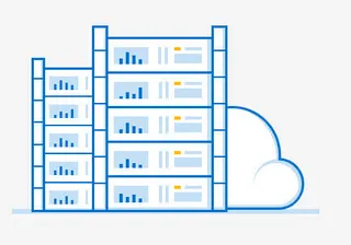 蓝色科技矢量图标png免抠