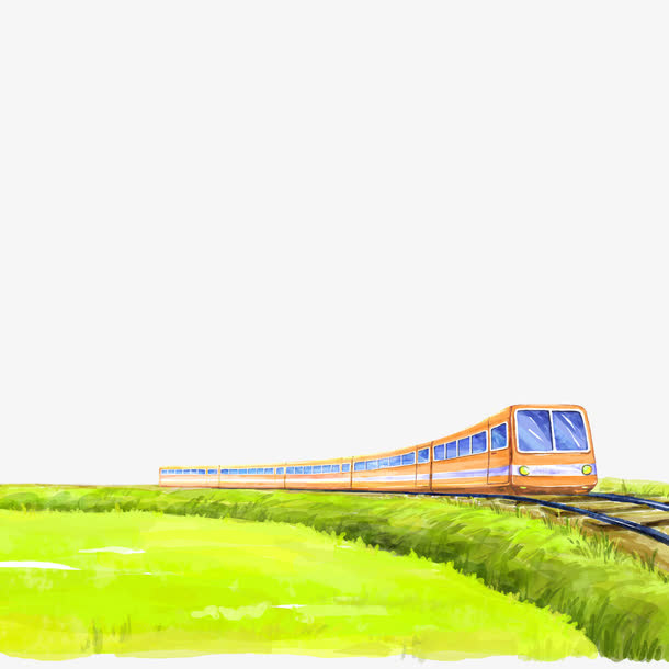 奔跑的小火车免抠