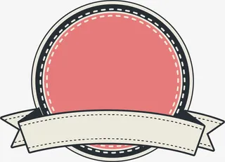 卡通黄色标签贴免抠