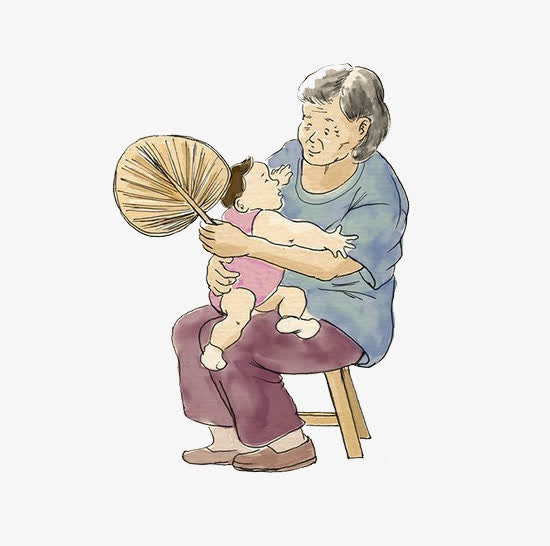 抱孙子的奶奶免抠