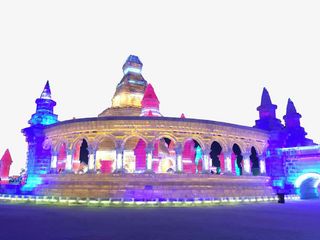 著名景点冰雪大世界免抠