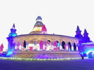 著名景点冰雪大世界免抠