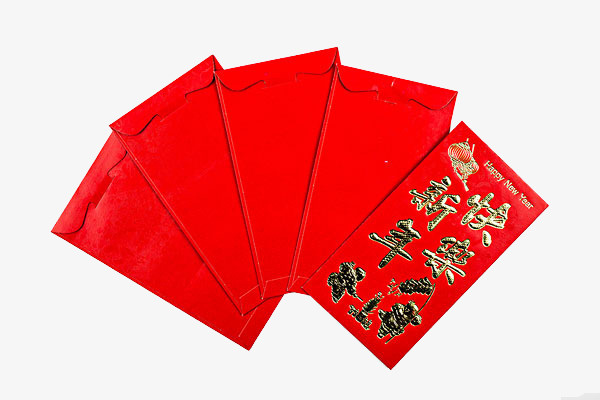免抠红色新春红包免抠