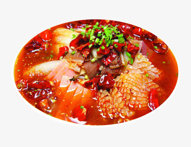 特色毛血旺免抠