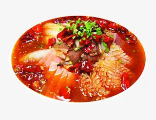 特色毛血旺免抠