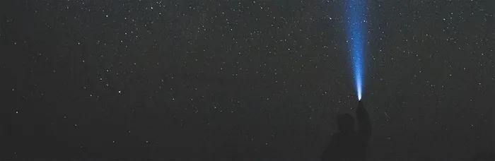 夜晚星空简约灯光背景高清