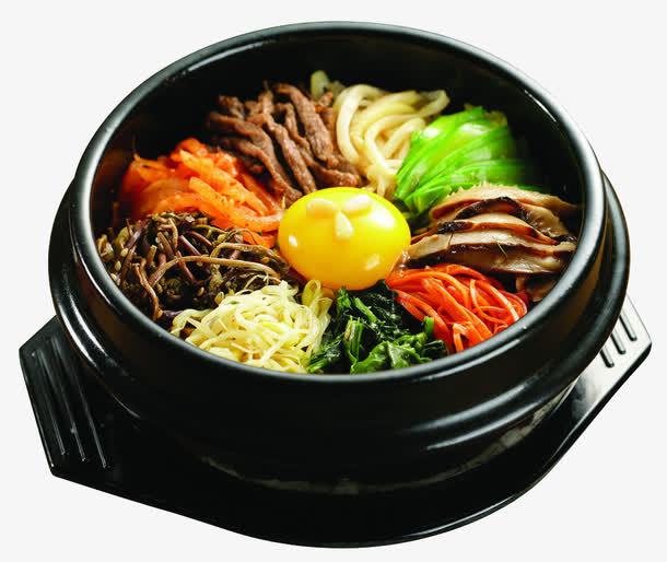 韩国石锅拌饭免抠