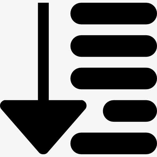 排序下界面符号图标免抠