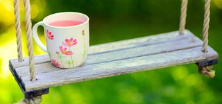 日系清新文艺范木质秋千马克杯高清