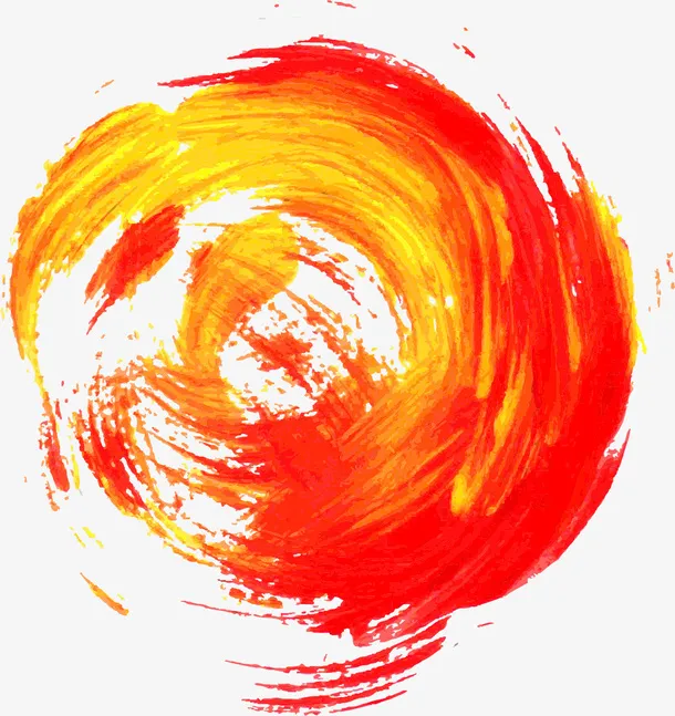 手绘多彩涂鸦免抠