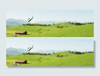 清新草原文艺背景高清