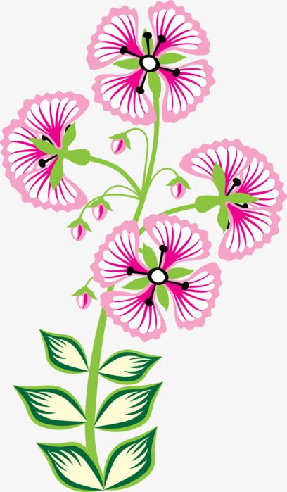 水彩鲜花免抠