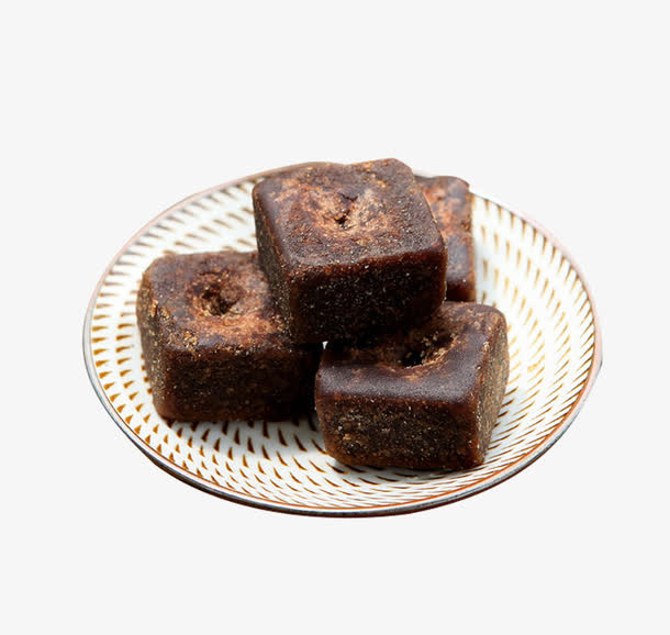 古方制作姜茶糖块免抠