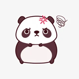 愤怒熊猫免抠