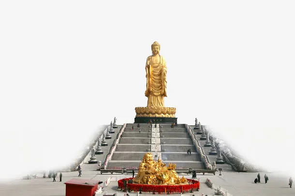 金色的佛像免抠