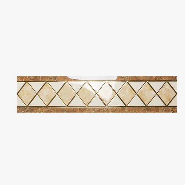 产品实物棕色格纹地线免抠