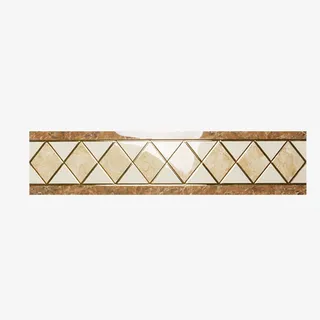 产品实物棕色格纹地线免抠