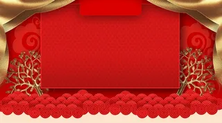 猪年大吉背景模板高清