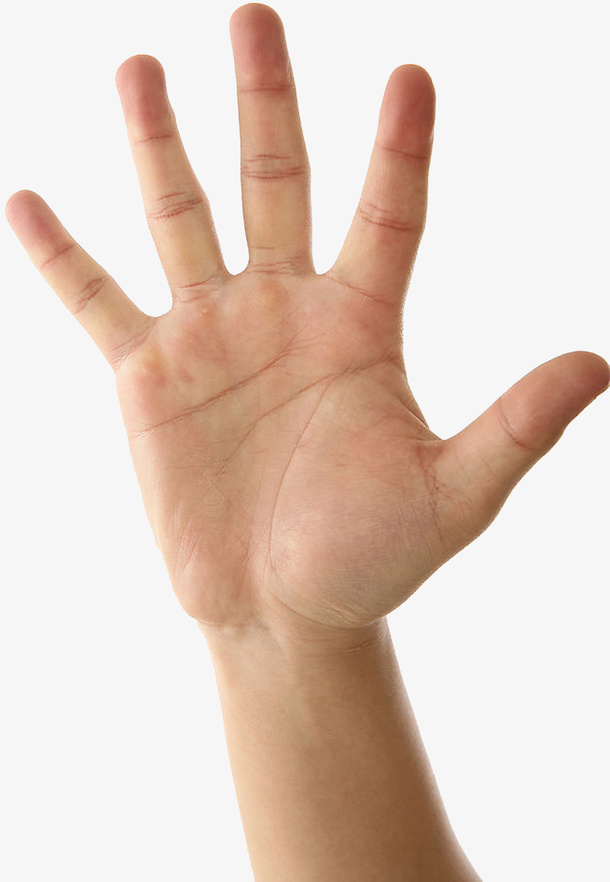 右手手掌伸开免抠