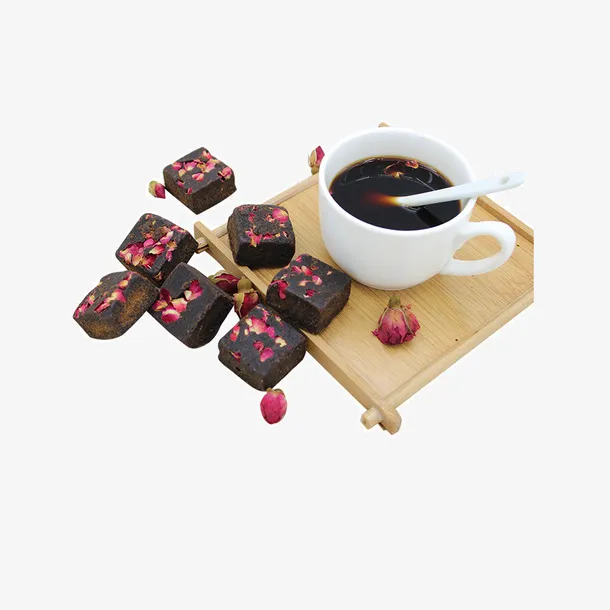 一一杯生姜玫瑰茶设计免抠