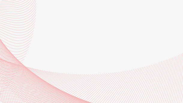 红色线条花纹免抠装饰效果特效元素