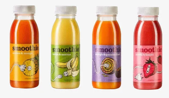 果味饮料瓶食品实物图免抠