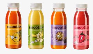 果味饮料瓶食品实物图免抠