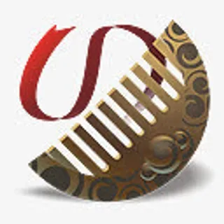 印花中国风梳子素材免抠