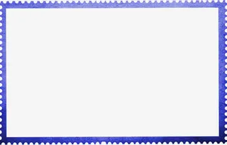 相框边框图片 邮票边框免抠