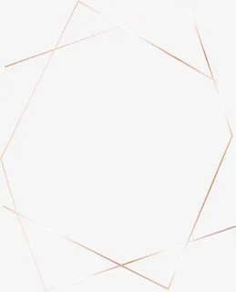 金色线条边框八角星星免抠 金色线条边框八角星星免抠