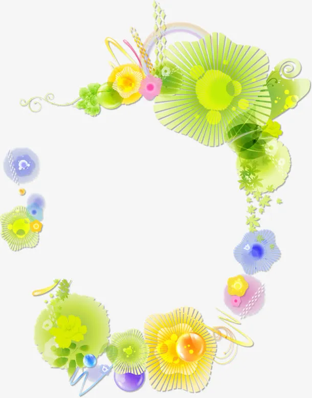 花纹底纹边框素材免抠