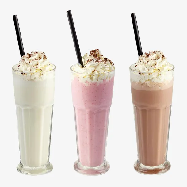 三杯奶昔免抠