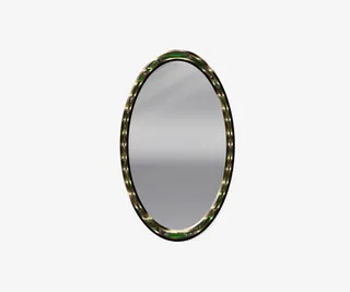 椭圆形镜子免抠