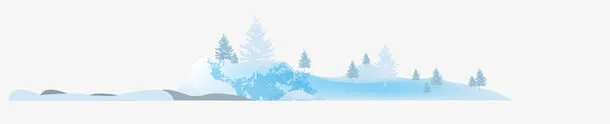 雪山雪景免抠