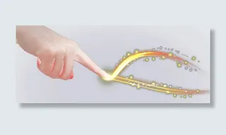 指尖的光效免抠